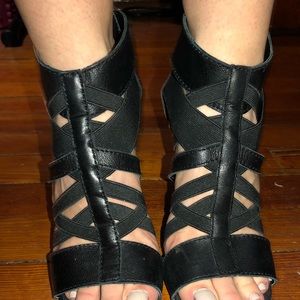 Nine West Gladiator Wedges